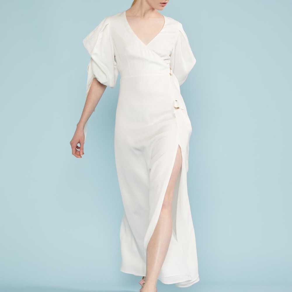 Cynthia Rowley NWT Merissa Puff sleeve Dress OBO